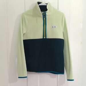 Cotopaxi Two-Tone Fleece Sweater - Green and Black